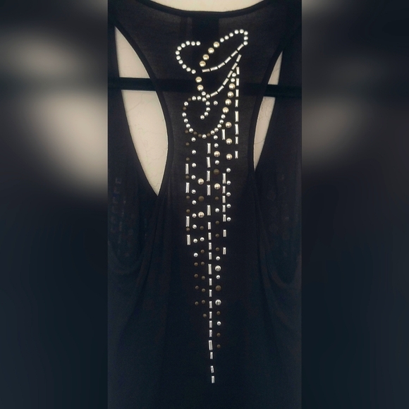 Guess Racerback Metal Studded Tank - Picture 3 of 5
